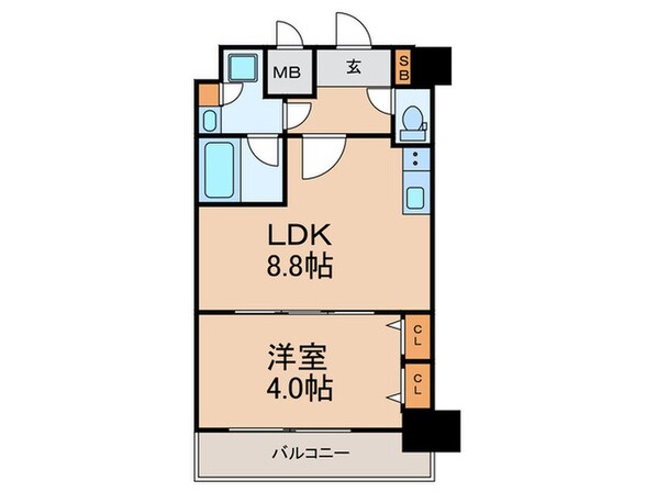 スプランディッドⅦの物件間取画像